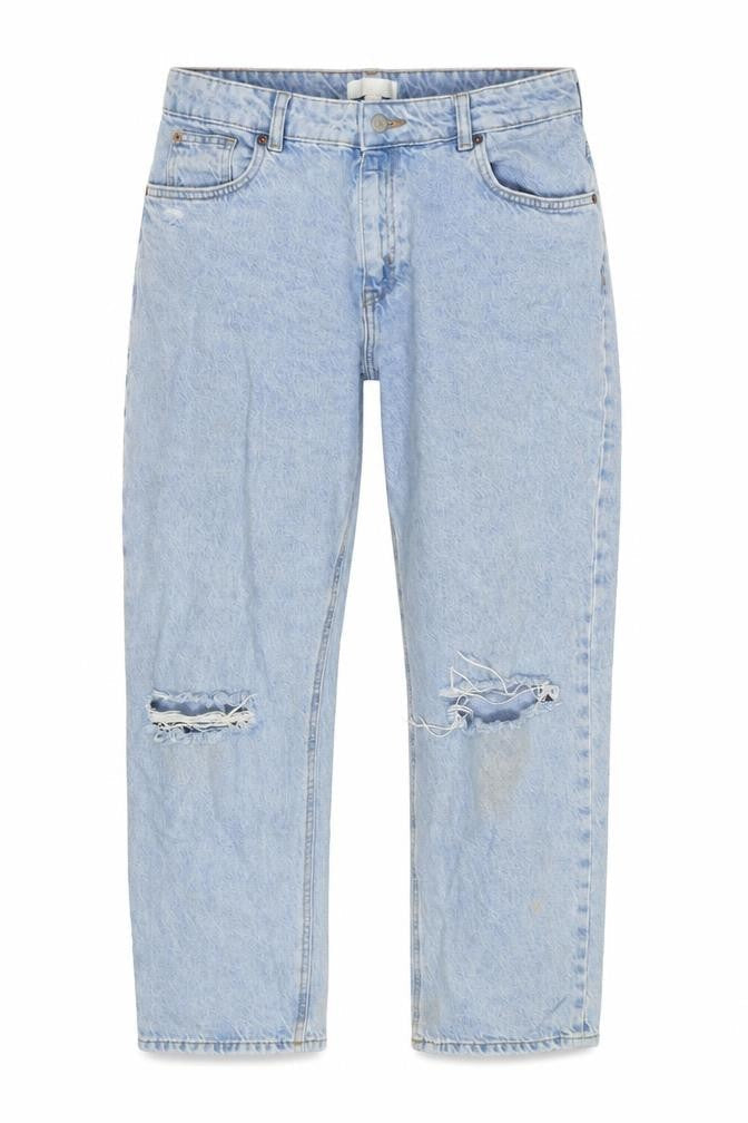 Womens UK Size 12 H&M Regular Fit Straight Blue Jeans
