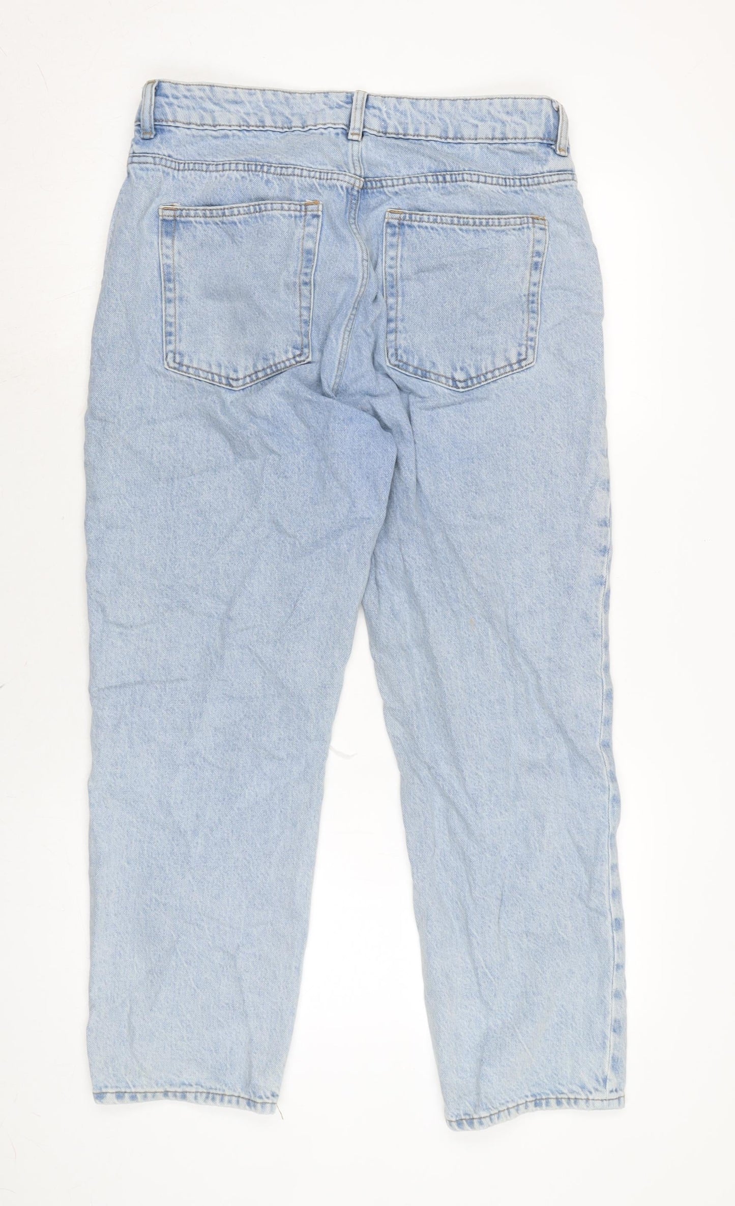Womens UK Size 12 H&M Regular Fit Straight Blue Jeans