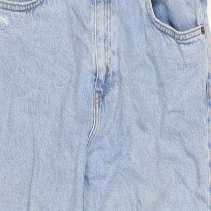 Womens UK Size 12 H&M Regular Fit Straight Blue Jeans