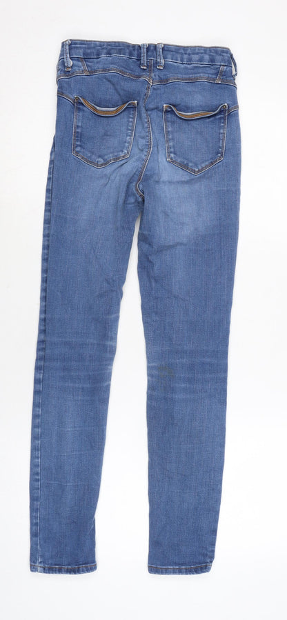 Womens UK Size 8 Marks and Spencer Regular Fit Skinny Blue Jeans