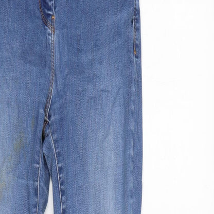Womens UK Size 8 Marks and Spencer Regular Fit Skinny Blue Jeans