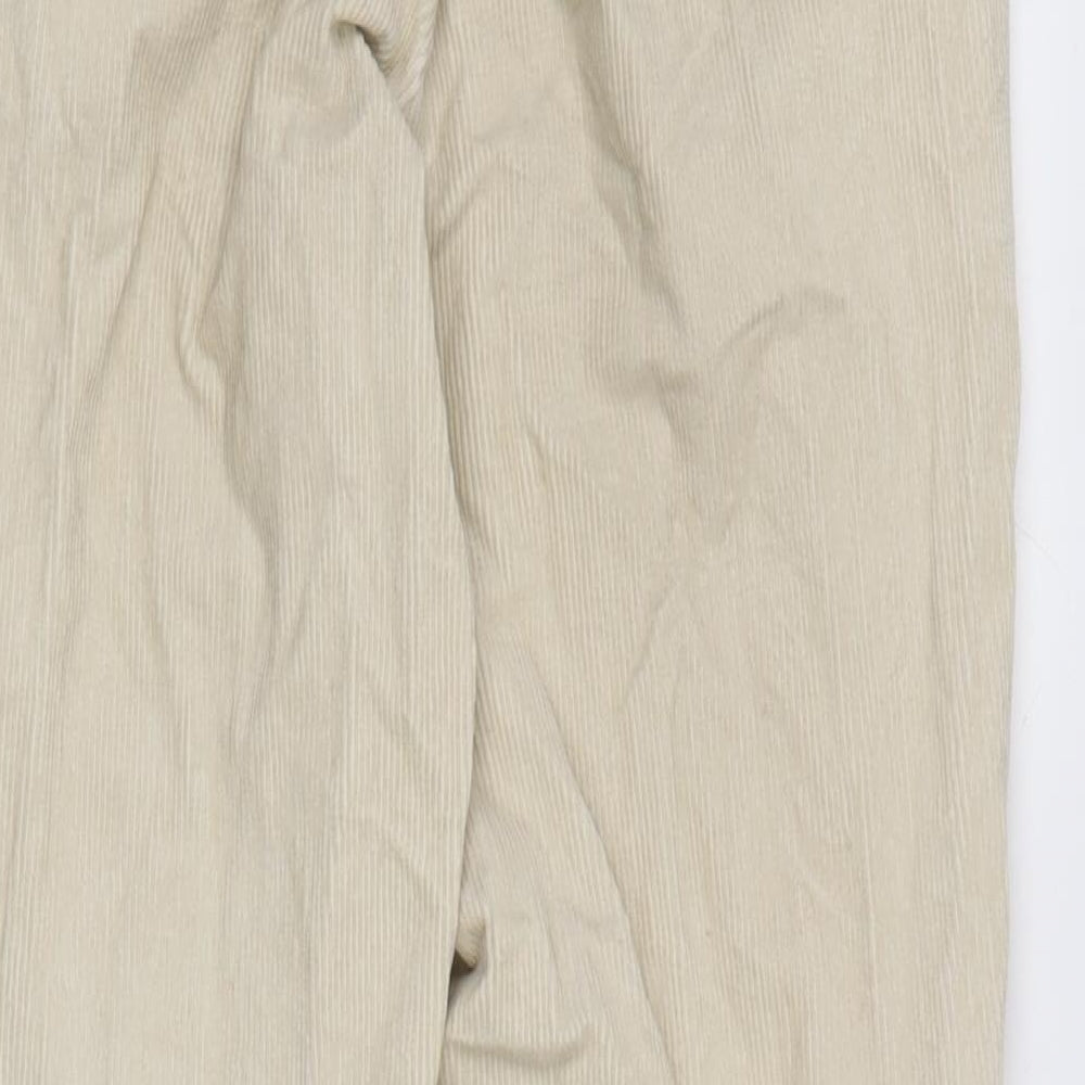 Mens UK Size 30 in Uniqlo Regular Fit  Ivory Trousers
