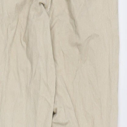 Mens UK Size 30 in Uniqlo Regular Fit  Ivory Trousers
