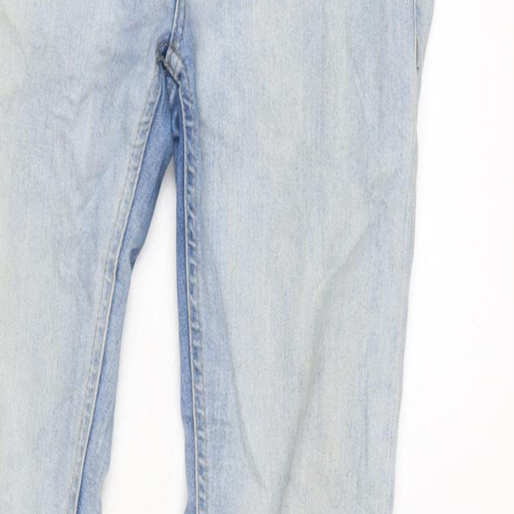 Mens UK Size 26 in Topman Regular Fit Skinny Blue Jeans