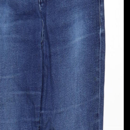 Womens UK Size 10 Marks and Spencer Regular Fit Skinny Blue Jeans
