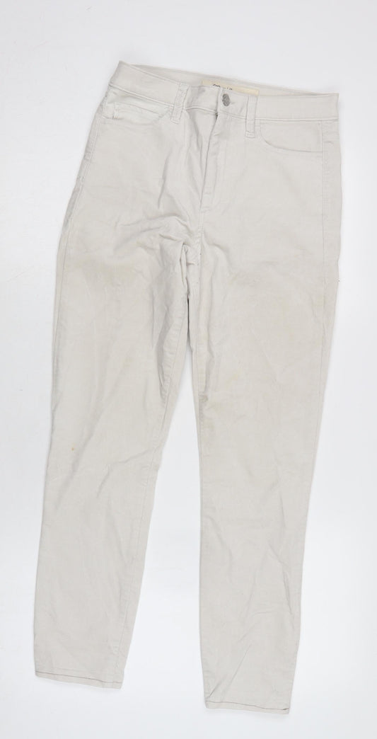Womens UK Size 8 Gap Regular Fit  Ivory Trousers