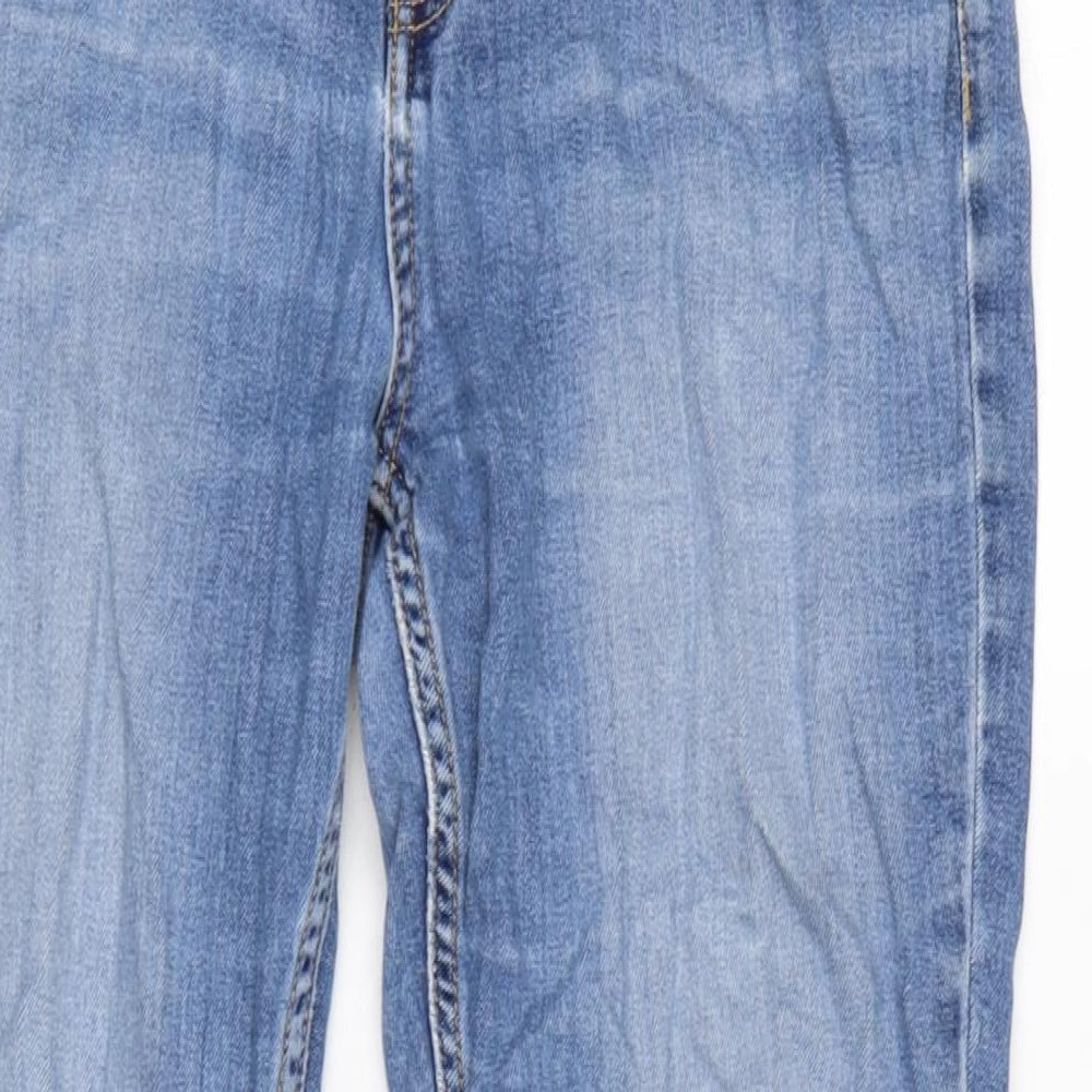 Womens UK Size 30 in Marks and Spencer Regular Fit Tapered Blue Jeans