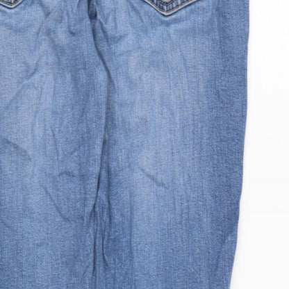 Womens UK Size 30 in Marks and Spencer Regular Fit Tapered Blue Jeans