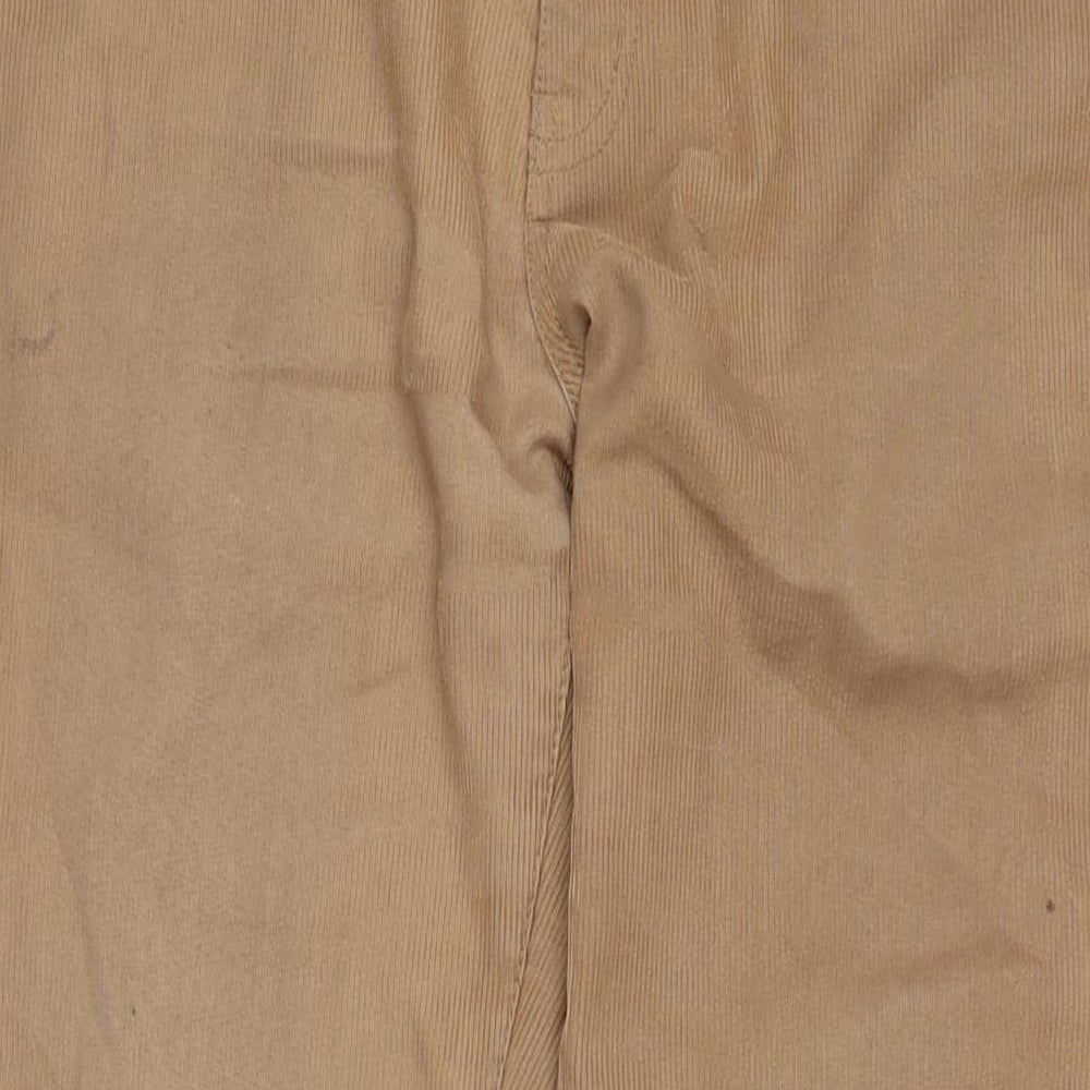6th Sense Womens Brown Cotton Straight Jeans Size 34 in L28 in Regular Zip