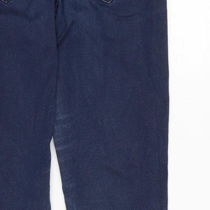 Womens UK Size 10 Marks and Spencer Regular Fit Skinny Blue Jeans
