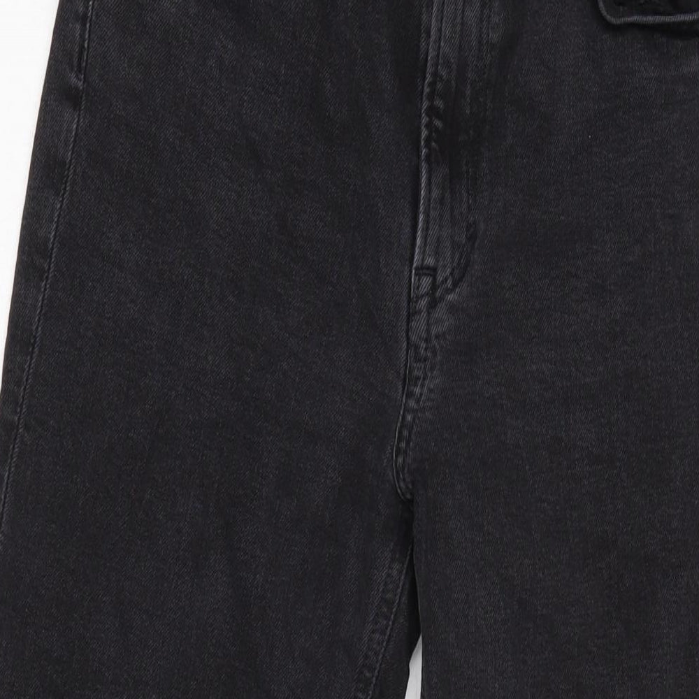 Womens UK Size 12 H&M Regular Fit Straight Grey Jeans