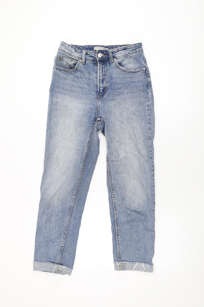 Denim Co Womens Blue Cotton Skinny Jeans Size 8 L25 in Regular Zip