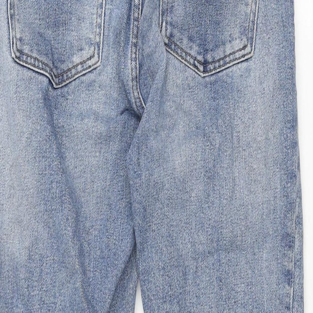 Denim Co Womens Blue Cotton Skinny Jeans Size 8 L25 in Regular Zip