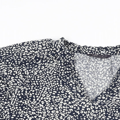 Womens UK Size 16 Marks and Spencer Blue Basic T-Shirt