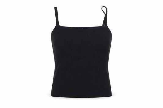 Womens UK Size S VILA Black Basic T-Shirt