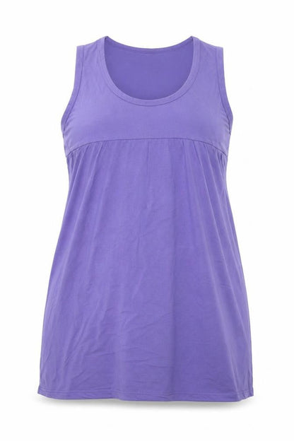 Being Casual Womens Purple Polyester Shift Size 20 Scoop Neck Pullover