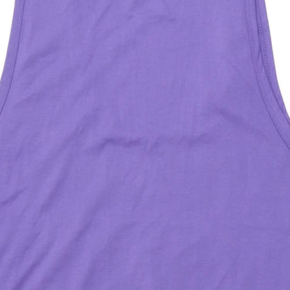 Being Casual Womens Purple Polyester Shift Size 20 Scoop Neck Pullover