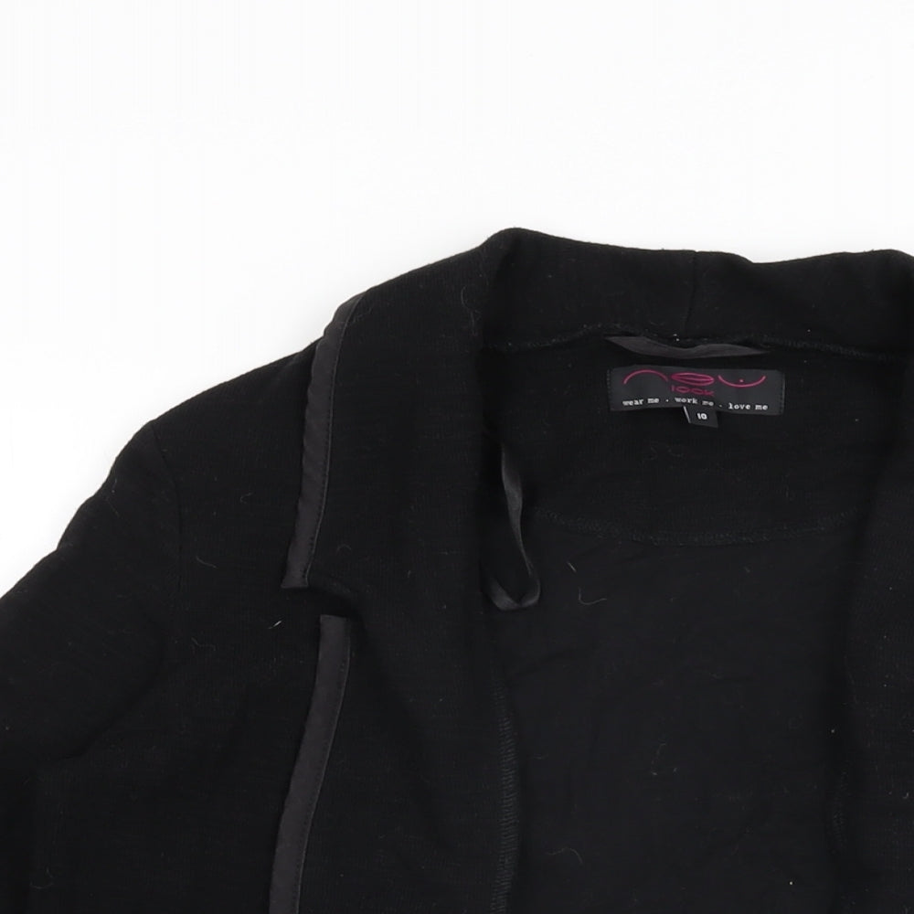 Womens UK Size 10 New Look Black Jacket