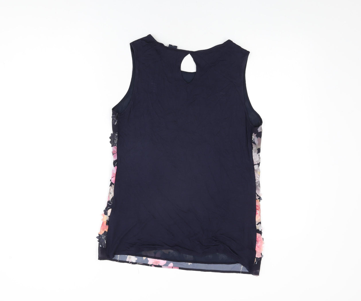 Womens UK Size 10 NEXT Blue Basic Blouse