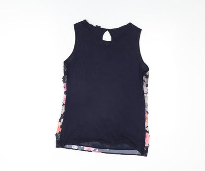 Womens UK Size 10 NEXT Blue Basic Blouse