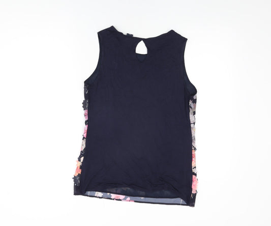 Womens UK Size 10 NEXT Blue Basic Blouse