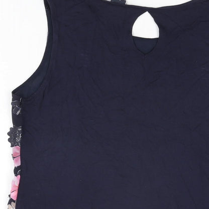 Womens UK Size 10 NEXT Blue Basic Blouse