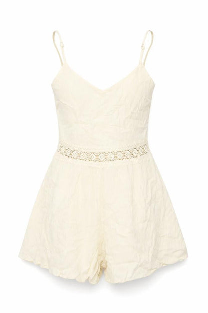 Womens UK Size 6 H&M One-Piece Ivory Playsuit