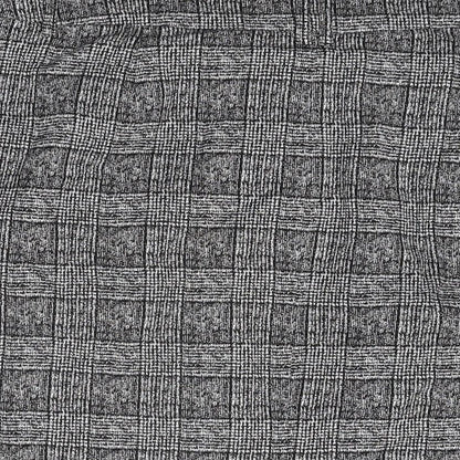 Marks and Spencer Womens Grey Geometric Polyester Straight & Pencil Skirt Size 18 Zip