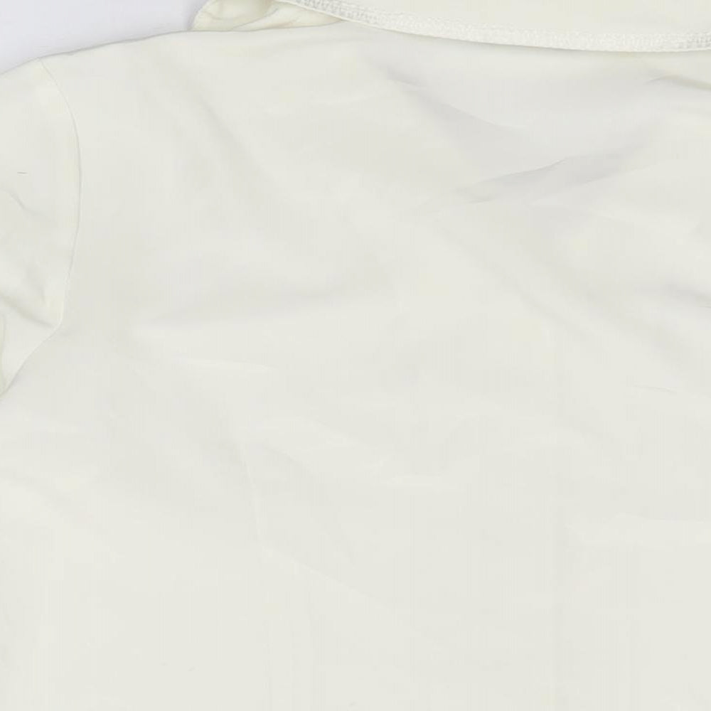 Womens UK Size 16 BM Collection Ivory Basic Button-Up