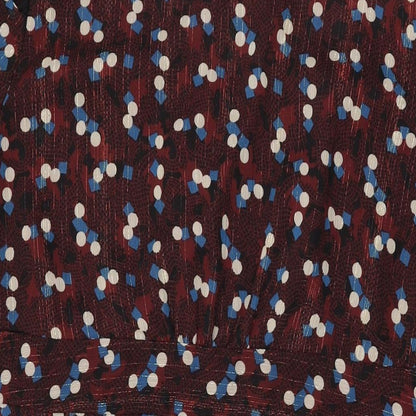 Evans Womens Red Geometric Polyester Shift Size 26 Square Neck Zip