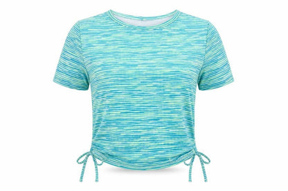 Womens UK Size 12 ASOS Green Cropped T-Shirt