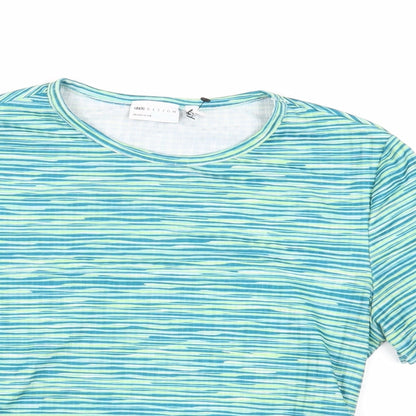 Womens UK Size 12 ASOS Green Cropped T-Shirt