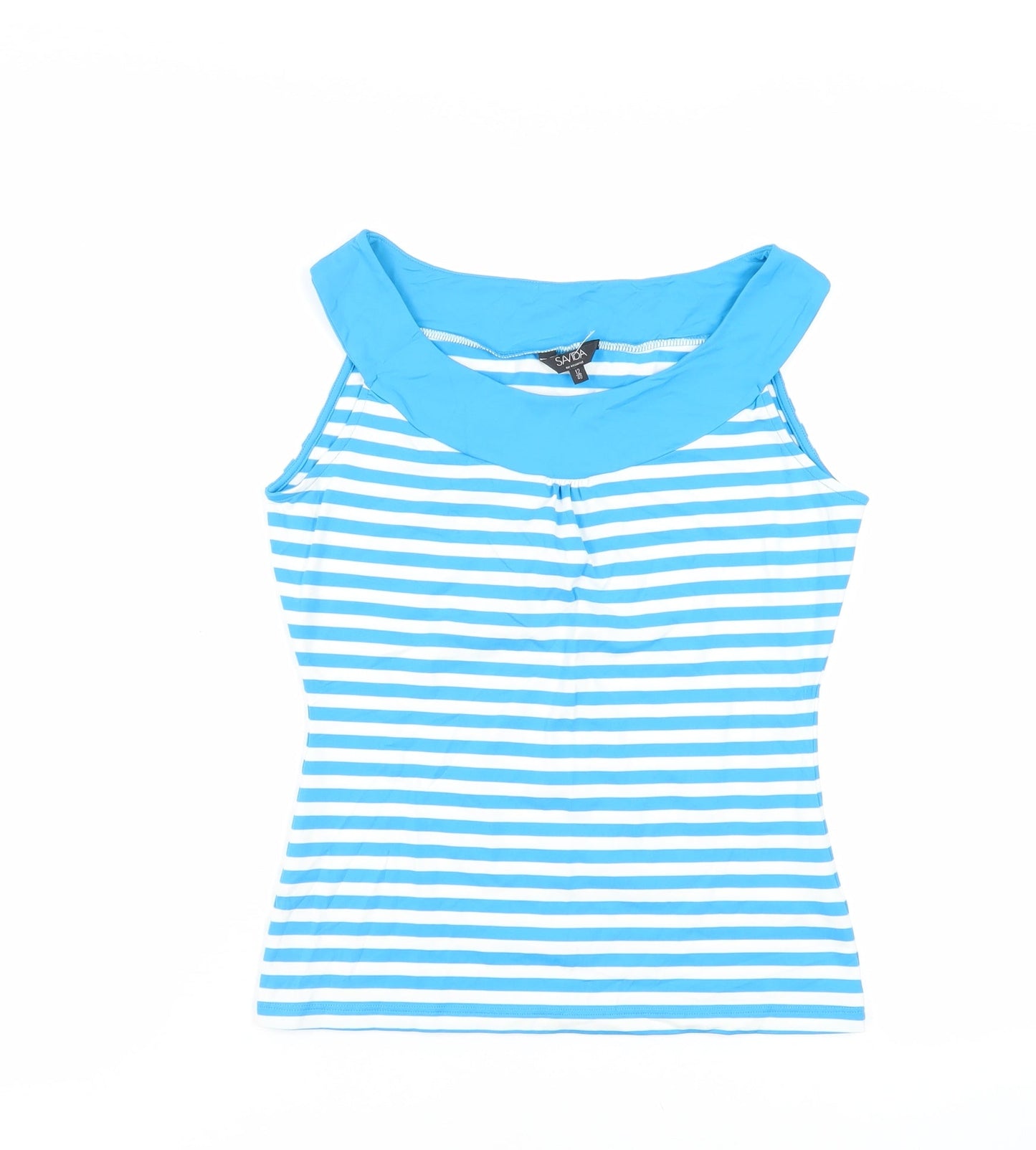 Womens UK Size 12 SAVIDA Blue Basic Tank