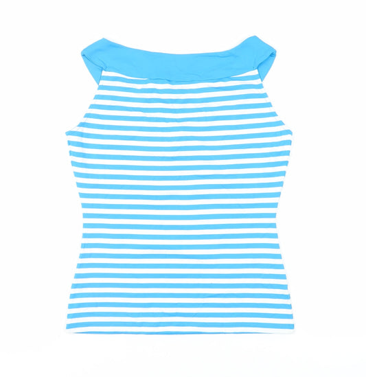Womens UK Size 12 SAVIDA Blue Basic Tank
