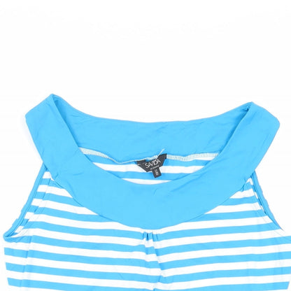 Womens UK Size 12 SAVIDA Blue Basic Tank