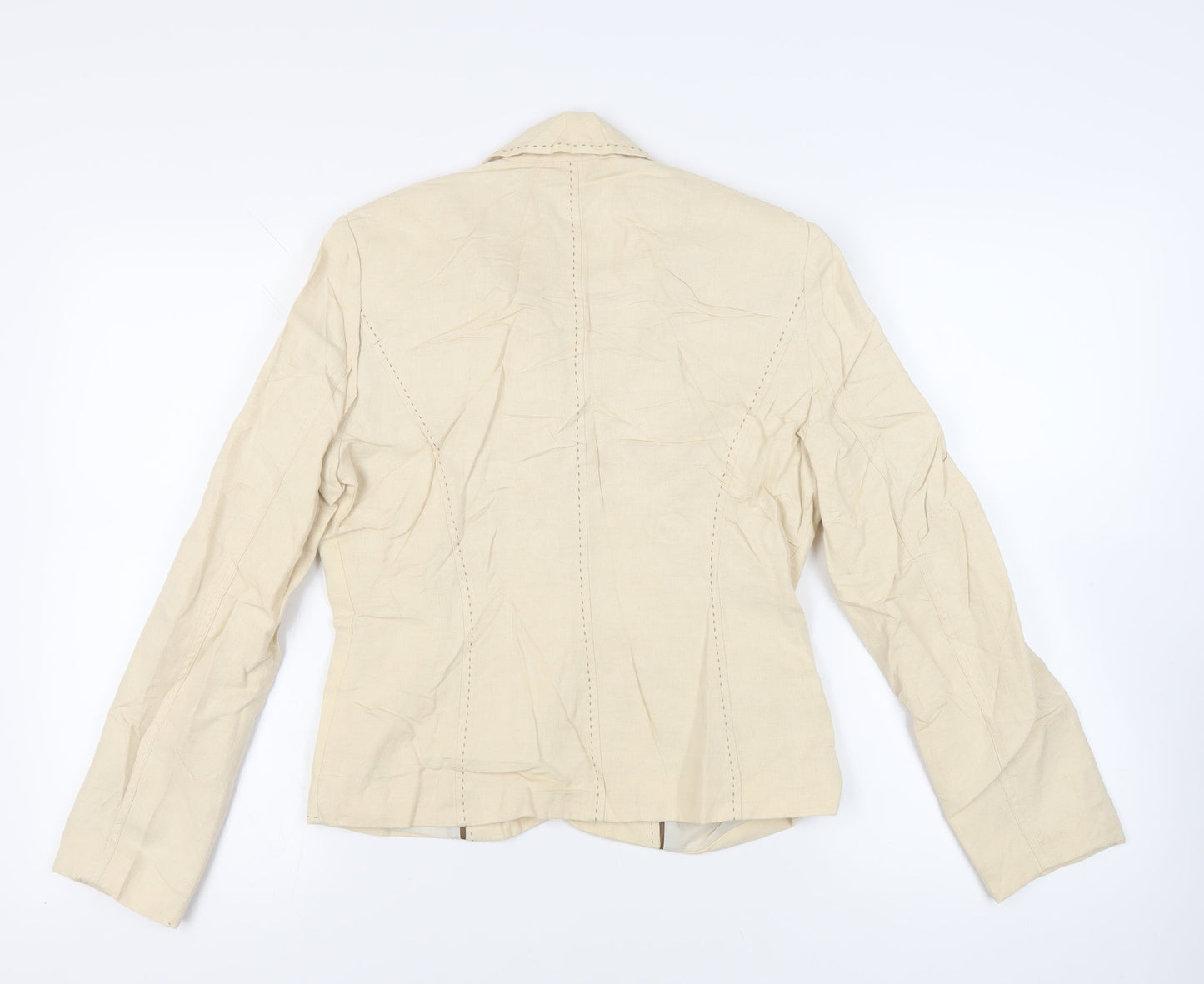 Womens UK Size 10 Per Una Beige Jacket