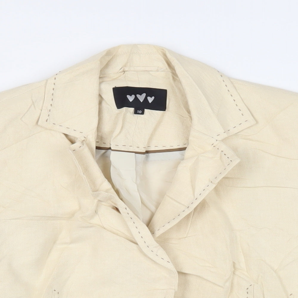 Womens UK Size 10 Per Una Beige Jacket