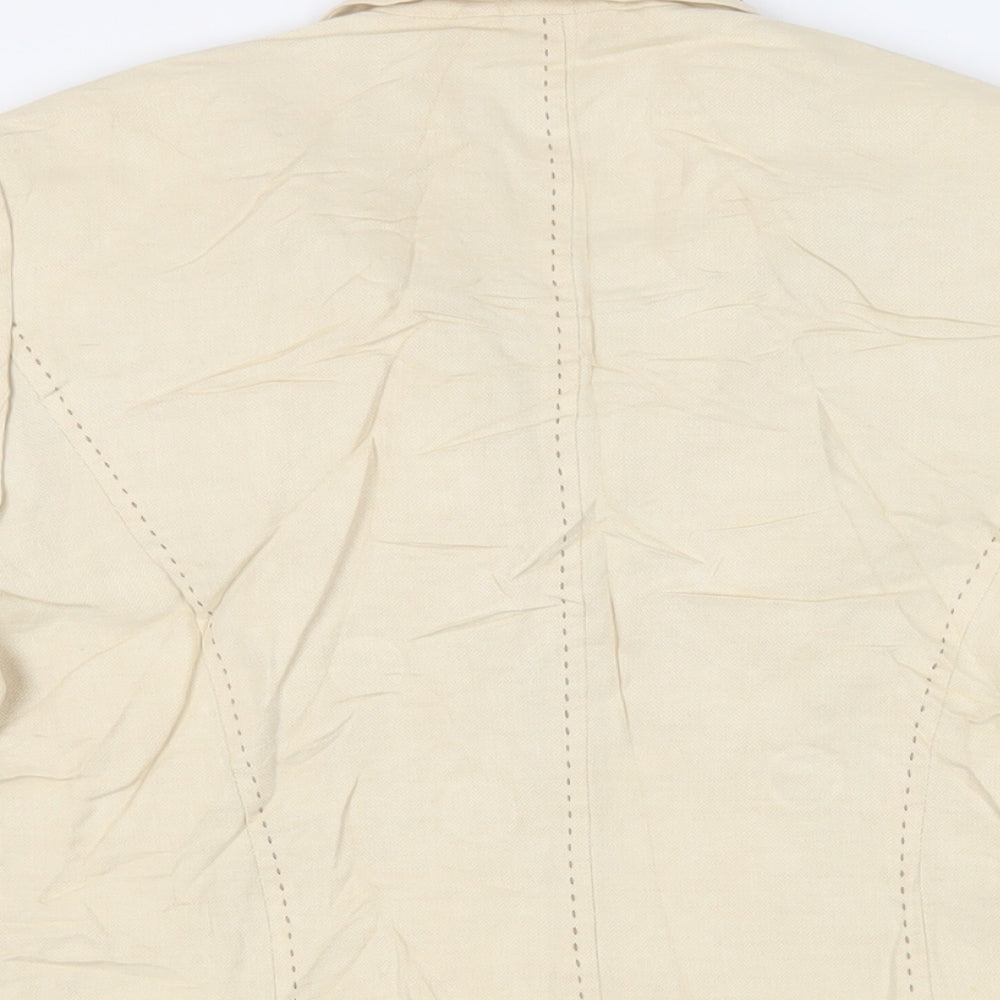 Womens UK Size 10 Per Una Beige Jacket