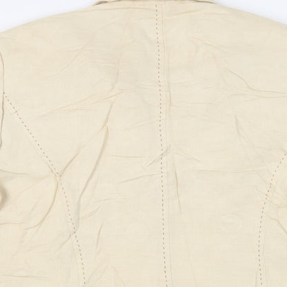 Womens UK Size 10 Per Una Beige Jacket