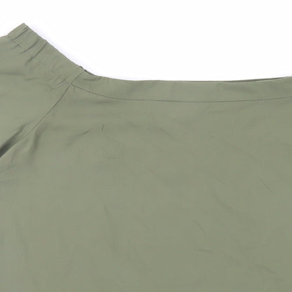 Womens UK Size 8 New Look Green Basic Blouse
