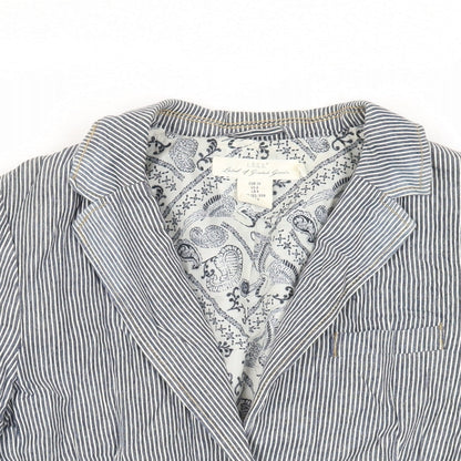 Womens UK Size 10 H&M Blue Jacket