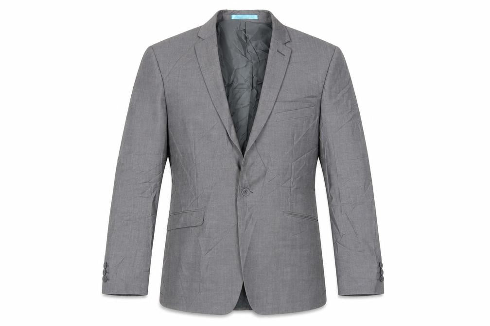 Mens UK Size 40 Burton Regular Grey Suit Jacket