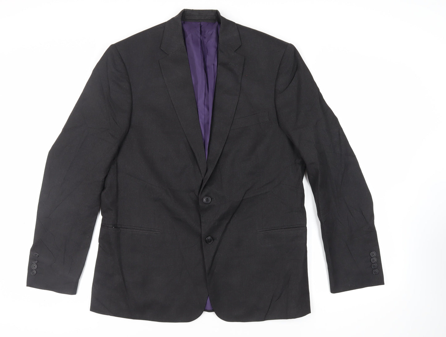 Mens UK Size 44 Marks and Spencer Regular Black Suit Jacket