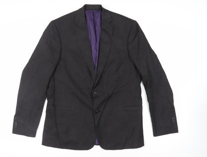 Mens UK Size 44 Marks and Spencer Regular Black Suit Jacket