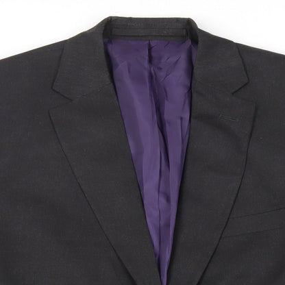 Mens UK Size 44 Marks and Spencer Regular Black Suit Jacket