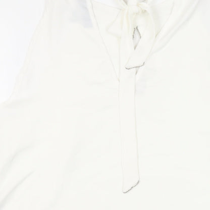 Womens UK Size 16 Dorothy Perkins White Basic Blouse