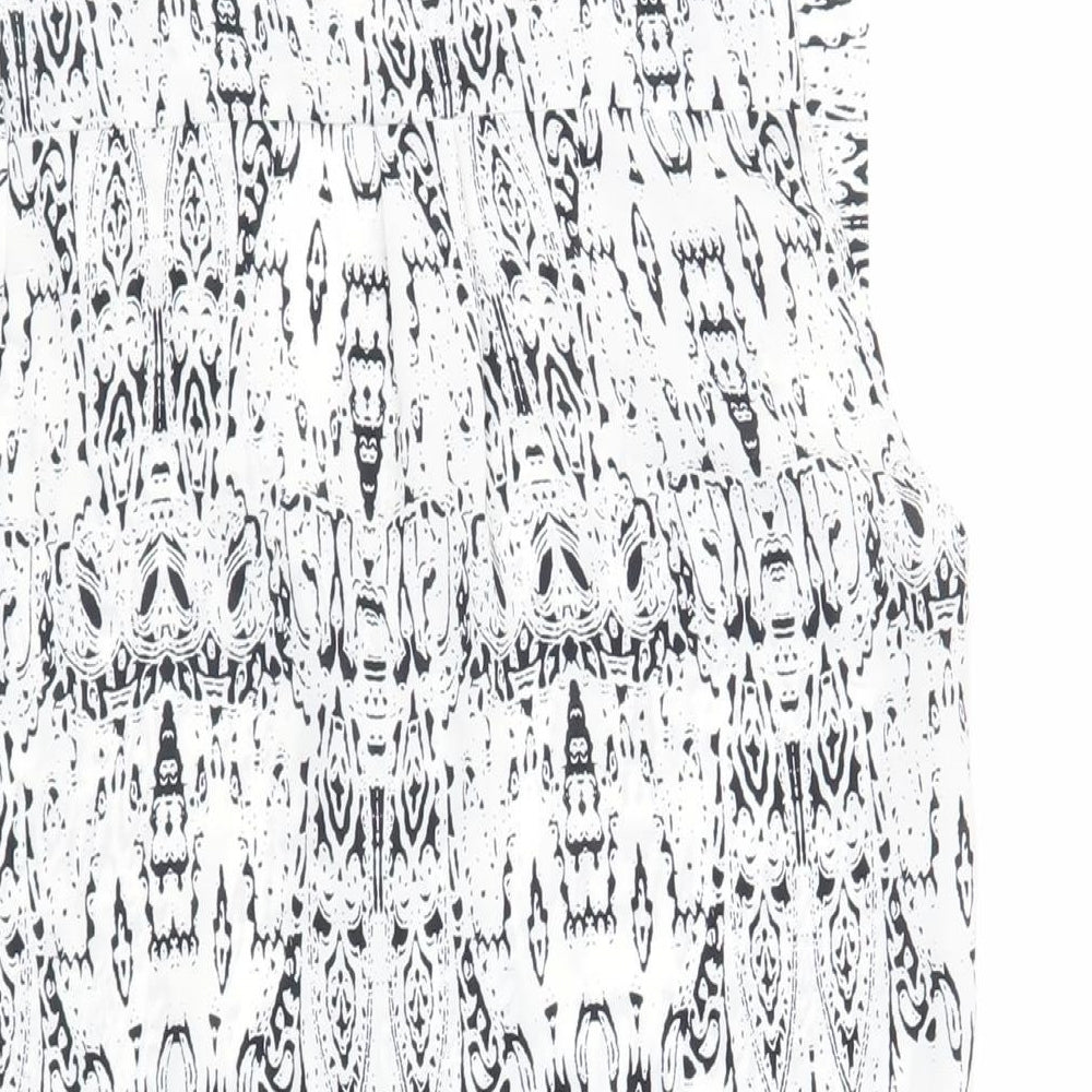 Womens UK Size 8 Dorothy Perkins White Basic Blouse