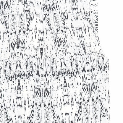 Womens UK Size 8 Dorothy Perkins White Basic Blouse