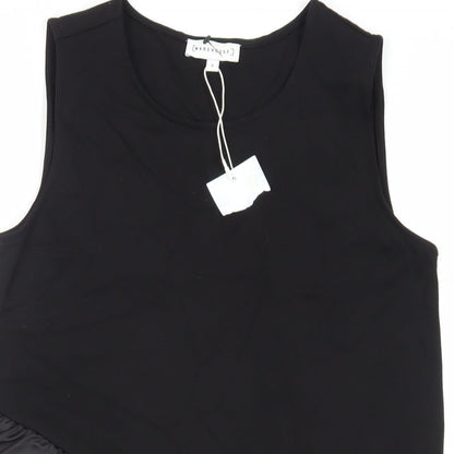 Womens UK Size 8 Warehouse Black Basic Tank
