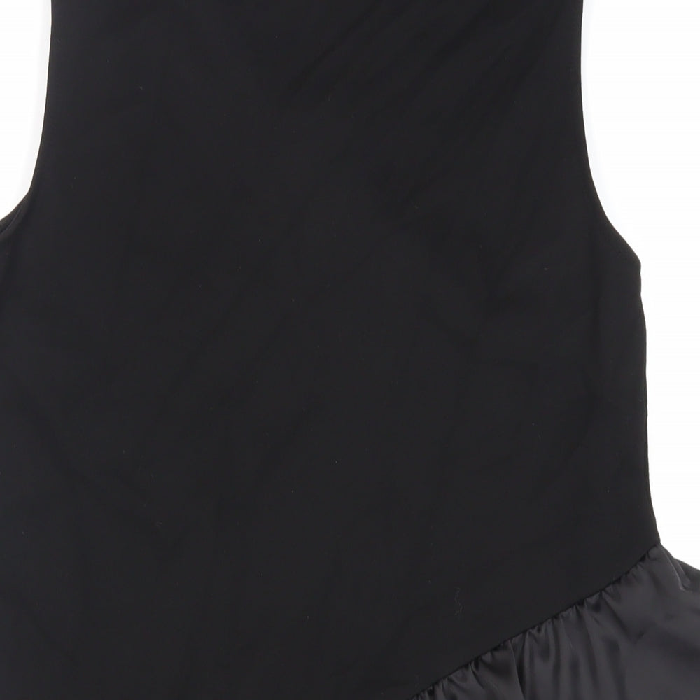 Womens UK Size 8 Warehouse Black Basic Tank